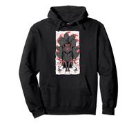 Giapponese Nine-Tailed Fox Kitsune Anime Mitologia Arte Felpa con Cappuccio