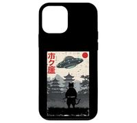 Giapponese Ninja Cat Ufo Temple Ukiyo-e Art Uomini Donne Bambini Custodia per iPhone 12 mini