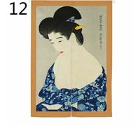 Giapponese Noren Arazzo Ukiyoe Samurai Cucina Porta Ingresso Tendine Divisorio