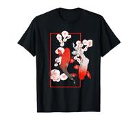 Giapponese Sakura Koi Pesce Vintage Asiatico Nishikigoi Arte Maglietta