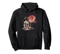 Giapponese Samurai Ragazza Sakura Cherry Blossom Giapponese Geisha Felpa con Cappuccio