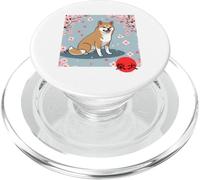 Giapponese Shiba Inu Sakura Fiori Di Ciliegio Kanji PopSockets PopGrip per MagSafe