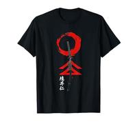 Giapponese Spiriti Samurai Spada Anime Fighter Vintage Vintage Maglietta