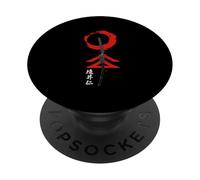 Giapponese Spiriti Samurai Spada Anime FIghter Vintage Vintage PopSockets PopGrip Adesivo