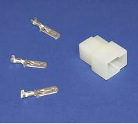 Giapponese Stile .250 6.3 MM 3 Terminal Cavi Bardatura Maschile Connettore Cover