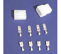 Giapponese Stile .250 6.3 MM 4 Terminal Cablaggio Bardatura Connettore Cover Kit