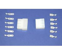 Giapponese Stile .250 6.3 MM Corpo 6 Terminal Cavi Bardatura Connettore Cover