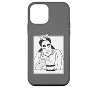 giapponese, teatro, performer, avere, uno, snack., linea, art Custodia per iPhone 12 mini