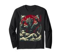 Giapponese Tokyo Anime Thunder Dio Giocare Drumps Maglia a Manica
