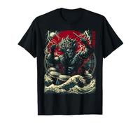 Giapponese Tokyo Anime Thunder Dio Giocare Drumps Maglietta