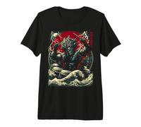 Giapponese Tokyo Anime Thunder Dio Giocare Drumps Maglietta Premium