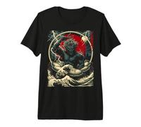 Giapponese Tokyo Thunder Anime Dio Giocare Drumps Maglietta Premium