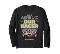 Giapponese Tuner Drift Street Racing Legends JDM Y2K Maglia a Manica