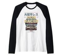 Giapponese Tuner Drift Street Racing Legends JDM Y2K Maglia con Maniche Raglan