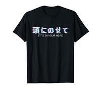Giapponese Vaporwave Aesthetic Text - It's In Your Head Maglietta