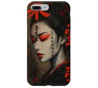 giapponese Vintage Streetwear Geisha in stile hip hop Custodia per iPhone 7 Plus/8 Plus