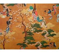 Giapponesi Stampa Arancio 100% Cotone Tessuto Tenda Fodera Cuscino Utilizzare