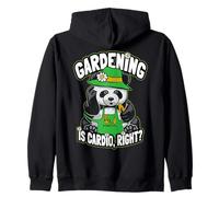 Giardinaggio Cardio Garden Tools Cute Panda Bear Gardener Felpa con Cappuccio