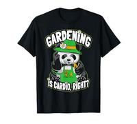Giardinaggio Cardio Garden Tools Cute Panda Bear Gardener Maglietta