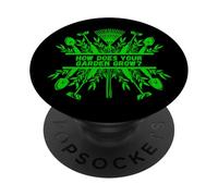 Giardinaggio Come cresce il tuo giardino Design for Gardeners PopSockets PopGrip Adesivo