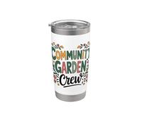 Giardinaggio Comunità Giardiniere Giardiniere Piccole Holding Allotments Bicchiere termico in acciaio inox doppia parete