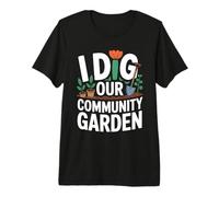Giardinaggio Comunità Giardiniere Giardiniere Piccole Holding Allotments Maglietta Premium
