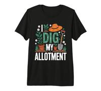 Giardinaggio Comunità Giardiniere Giardiniere Piccole Holding Allotments Maglietta Premium