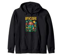 Giardinaggio facilmente distratto dalle piante Boho Donna Floreale Felpa con Cappuccio