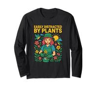 Giardinaggio facilmente distratto dalle piante Boho Donna Floreale Maglia a Manica