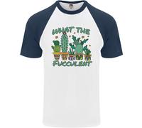 Giardinaggio Fucculent Divertente Piantina Botanist Uomo S/S Baseball T-Shirt