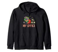 Giardinaggio Humor Flower Bed Giardiniere Ufficio Citazione Grafica Felpa con Cappuccio