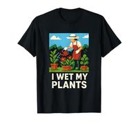 Giardinaggio I Wet My Plants Vintage Donna Fiore di campo Maglietta