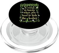 Giardinaggio Nascondi I Corpi Giardiniere Primavera Giardino Fiori PopSockets PopGrip per MagSafe