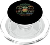 Giardinaggio Pianta Mamma Pollice Verde Tipografia Word Art PopSockets PopGrip per MagSafe