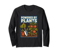Giardinaggio Powered By Plants Vintage Donna Fiori di campo Maglia a Manica