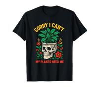 Giardinaggio Sorry I Can't My Plants Need Me Vintage Donna Maglietta