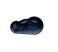 Giardini d'Acqua Laghetto da Giardino Nero MOD Tovel 500 Lt Stagno Preformato Nero Vasca Piante Pesci Ninfee Koi DIY