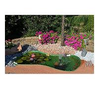 Laghetto Stagno da Giardino Modello BOLSENA Vasca per Pesci 178 x 130 capacità 610 Lt