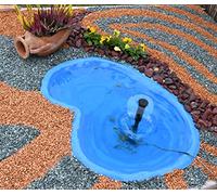 Giardini d'Acqua Laghetto da Giardino Termoformato in Plastica Azzurro - Modello Caldonazzo Vasca Preformata per Laghetto Ornamentale - 110x78x28 cm - capacità 90 L