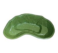 Giardini d'Acqua Laghetto da Giardino Termoformato in Plastica Verde - Modello Nemi Vasca Preformata per Laghetto Ornamentale - 185x100x36 cm - Capacità 270 L