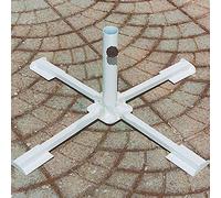 Base per ombrellone in acciaio a croce