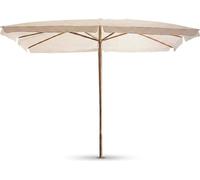 Giardini del Re Ombrellone da Giardino 3x4 mt in Legno/Tessuto colore Bianco