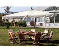 OMBRELLONE PALO 75 MM LATERALE DECENTRATO BRACCIO QUADRATO 300X300 CM 3X3 MT