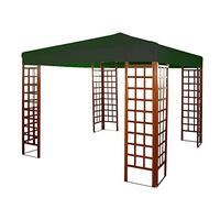 Giardini del Re Copertura Gazebo 3x3 mt Top in Poliestere colore Verde