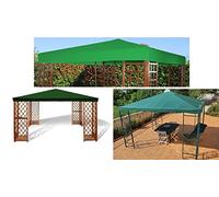 Giardini del Re Copertura Gazebo 3x4 mt Impermeabile Top in Poliestere colore Verde