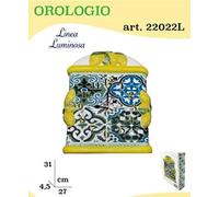 GIARDINI DI MARZO ITALIA L.LUMINOSA OROLOGIO 27x31cm 22022L