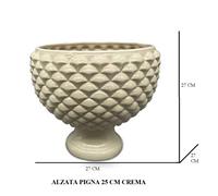 GIARDINI DI MARZO ITALIA L.PIGNA CREMA ALZATA 27cm 21008PC