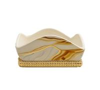 GIARDINI DI MARZO LINEA MARGOT MARMO GOLD PORTATOVAGLIOLI