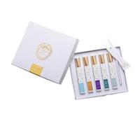 Giardini di Toscana Layering Kit - Miniature Eau de Parfum (5 x 8 ml) - Set regalo per uomo e donna - In ianco Latte, Bianco Oro, Blu Indaco, Blu Mare e Celeste