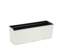 Fioriera KADAX in plastica, 18,5 x 56 cm, crema